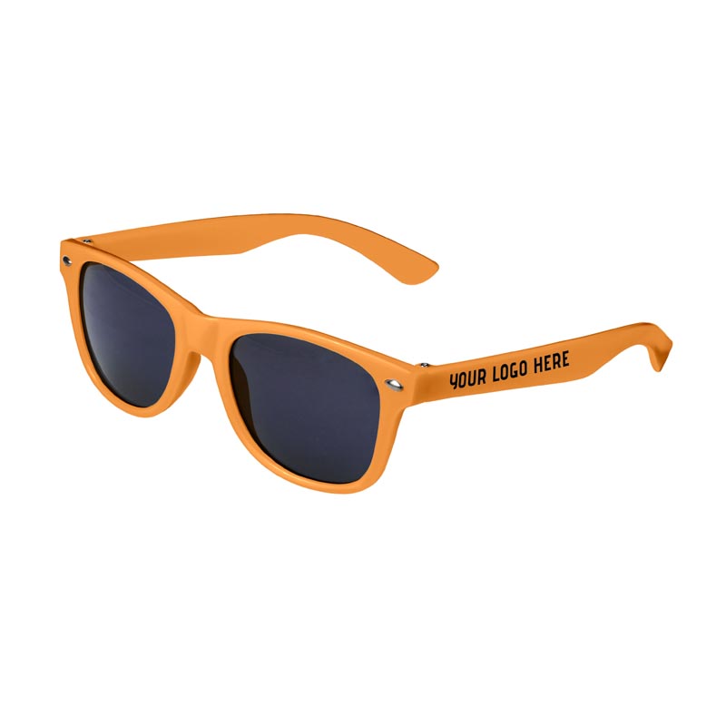 Kids Size Tinted Lenses Sunglasses - Orange