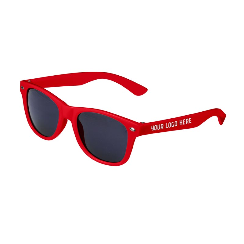 Kids Size Tinted Lenses Sunglasses - Red