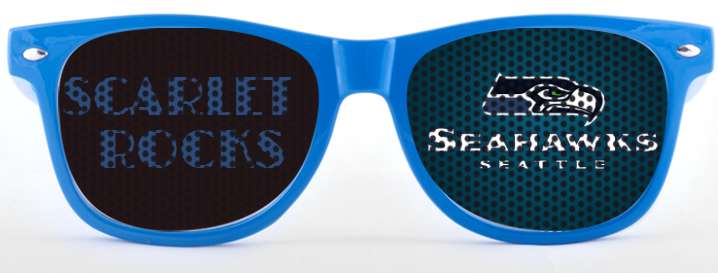 SCARLET ROCKS - SEAHAWKS Seattle sunglasses