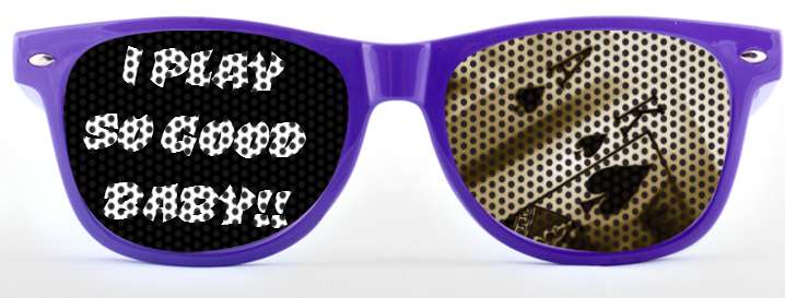 Poker sunglasses