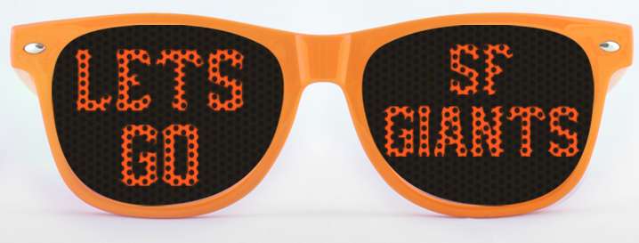 Lets Go SF Giants sunglasses 