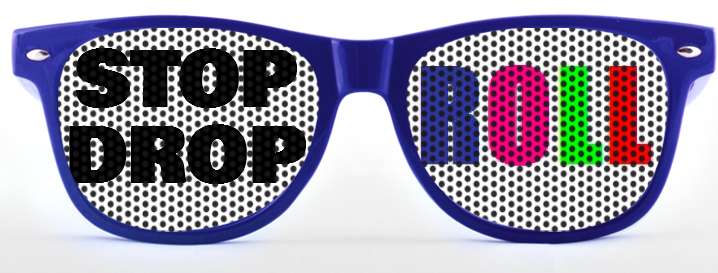 Stop Drop Roll sunglasses