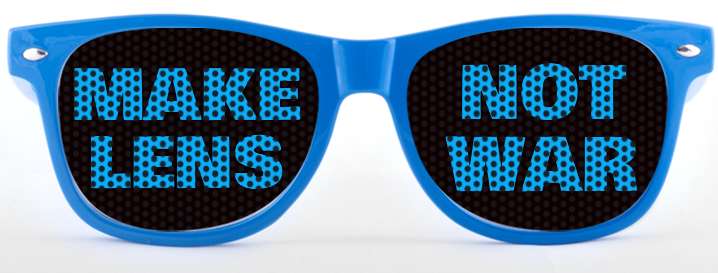 Make Lens Not War sunglasses