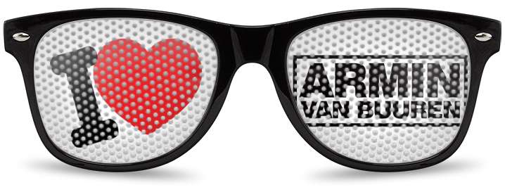 DJ Armin Van Buuren Logo Lenses