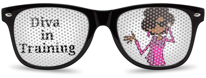 Diva In Training Custom Logo Lenses