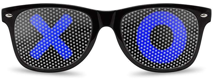 X O Logo Lenses