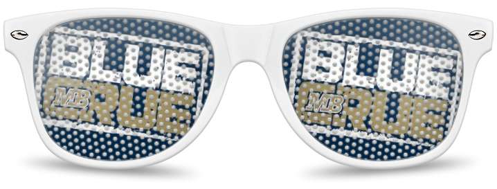 Blue Crue Logo Lenses