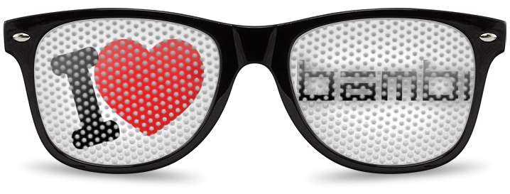 I Love Bambi Logo Lenses