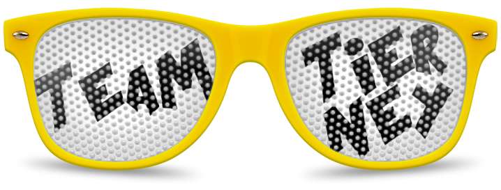 Team Tierney Logo Lenses