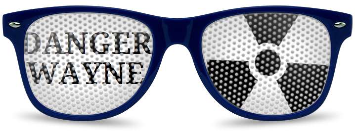 Danger Wayne Logo Lenses