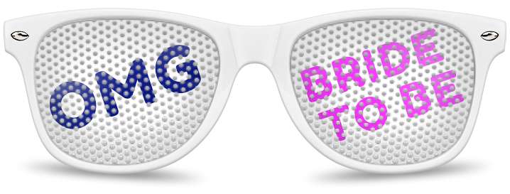 OMG / Bride To Be Logo Lenses