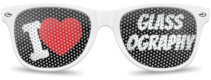 I Love Glassography Logo Lenses