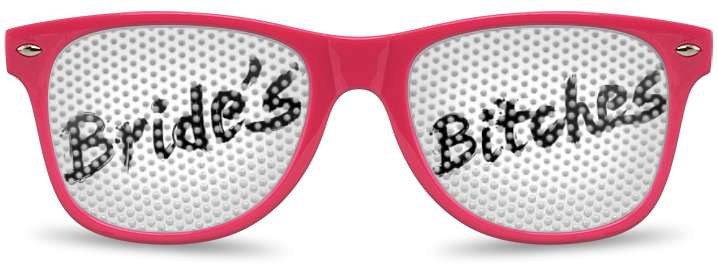 Bride's Bitches Logo Lenses